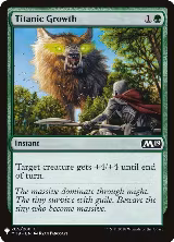 Titanic Growth (205), The List Reprints — Magic card price