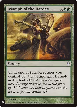 Triumph of the Hordes (123), The List Reprints — Magic card price