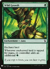 Wild Growth (165), The List Reprints — Magic card price