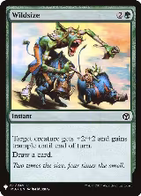 Wildsize (191), The List Reprints — Magic card price