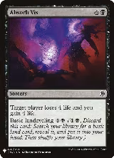 Absorb Vis (126), The List Reprints — Magic card price