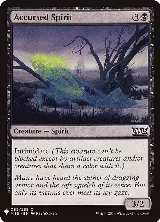 Accursed Spirit (85), The List Reprints — Magic card price