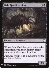 Bala Ged Scorpion (79), The List Reprints — Magic card price