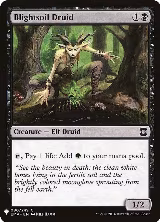 Blightsoil Druid (80), The List Reprints — Magic card price