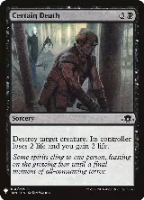 Certain Death (84), The List Reprints — Magic card price