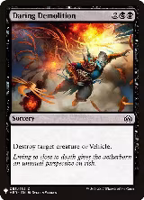 Daring Demolition (55), The List Reprints — Magic card price