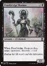 Deadbridge Shaman (85), The List Reprints — Magic card price