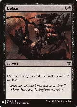 Defeat (97), The List Reprints — Magic card price