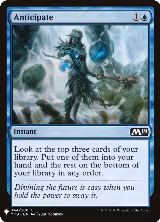 Anticipate (44), The List Reprints — Magic card price