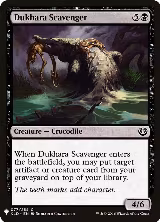 Dukhara Scavenger (77), The List Reprints — Magic card price
