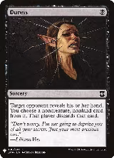 Duress (86), The List Reprints — Magic card price