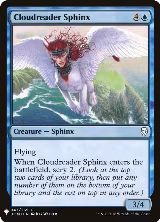 Cloudreader Sphinx (47), The List Reprints — Magic card price