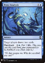 Deep Analysis (45), The List Reprints — Magic card price
