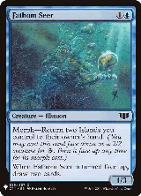 Fathom Seer (109), The List Reprints — Magic card price