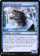 Kiora's Dambreaker (58), The List Reprints — Magic card price
