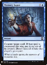 Memory Lapse (60), The List Reprints — Magic card price