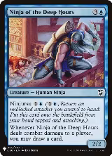 Ninja of the Deep Hours (95), The List Reprints — Magic card price
