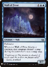 Wall of Frost (56), The List Reprints — Magic card price