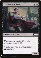 Epicure of Blood (95), The List Reprints — Magic card price