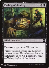 Eyeblight's Ending (88), The List Reprints — Magic card price
