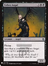 Fallen Angel (91), The List Reprints — Magic card price