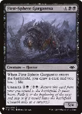 First-Sphere Gargantua (91), The List Reprints — Magic card price