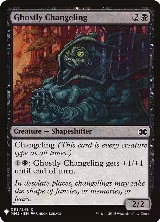 Ghostly Changeling (83), The List Reprints — Magic card price