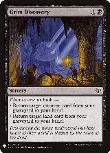 Grim Discovery (51), The List Reprints — Magic card price