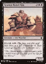 Krumar Bond-Kin (77), The List Reprints — Magic card price