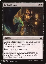 Lethal Sting (67), The List Reprints — Magic card price