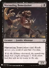 Marauding Boneslasher (70), The List Reprints — Magic card price