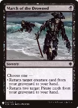 March of the Drowned (112), The List Reprints — Magic card price