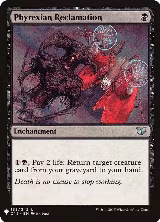 Phyrexian Reclamation (133), The List Reprints — Magic card price