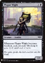 Plague Wight (82), The List Reprints — Magic card price