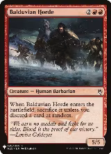Balduvian Horde (120), The List Reprints — Magic card price