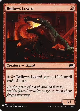 Bellows Lizard (132), The List Reprints — Magic card price