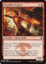 Bloodfire Expert (101), The List Reprints — Magic card price