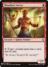 Bloodlust Inciter (120), The List Reprints — Magic card price