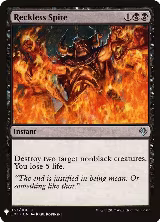 Reckless Spite (37), The List Reprints — Magic card price
