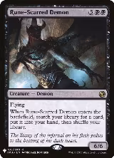 Rune-Scarred Demon (106), The List Reprints — Magic card price