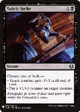 Subtle Strike (100), The List Reprints — Magic card price