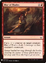 Blur of Blades (84), The List Reprints — Magic card price