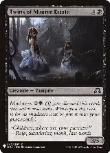 Twins of Maurer Estate (142), The List Reprints — Magic card price