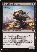 Unyielding Krumar (94), The List Reprints — Magic card price