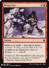 Bring Low (103), The List Reprints — Magic card price