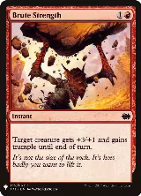 Brute Strength (35), The List Reprints — Magic card price