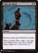 Walk the Plank (130), The List Reprints — Magic card price