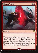 Chaos Warp (C17) (131/309), The List Reprints — Magic card price