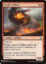 Cinder Hellion (105), The List Reprints — Magic card price