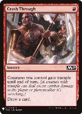 Crash Through (133), The List Reprints — Magic card price